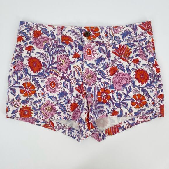 Gap For Good 3” Shorts Sz 4 Flower Floral Print Vacation Tropical Cotton New - Picture 1 of 8